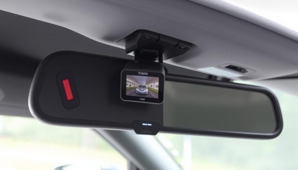 70mai Pro Plus+ A500S dash cam in Ford Ranger
