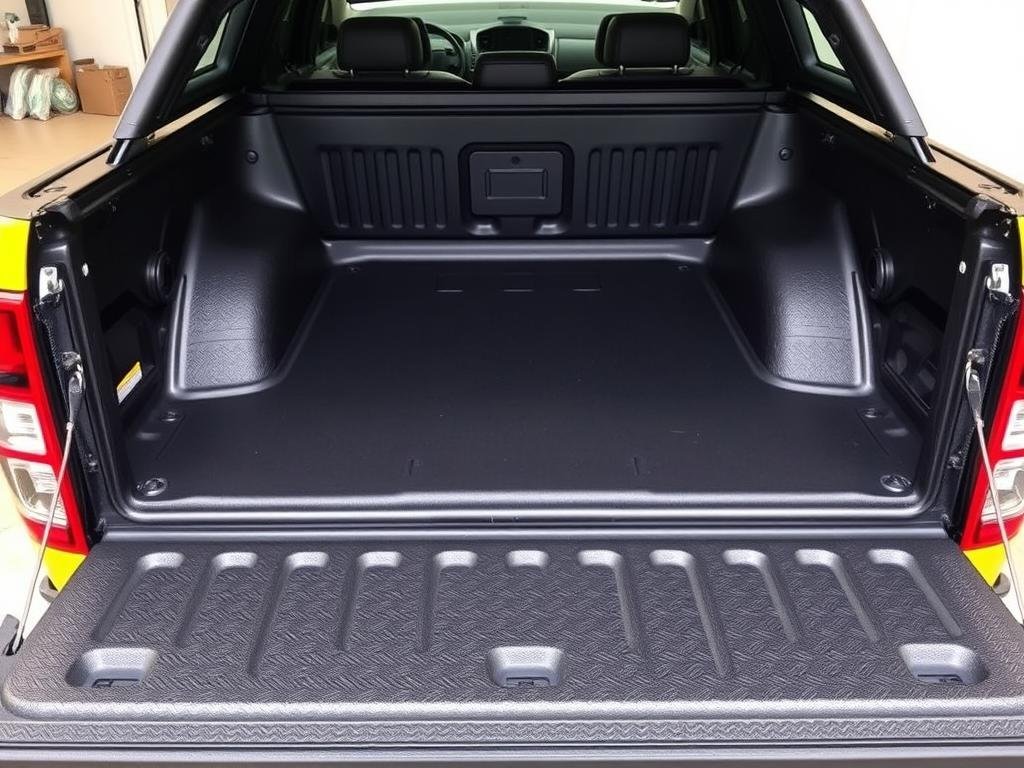 AOMSAZTO Ford Ranger Bed Liner installed in truck