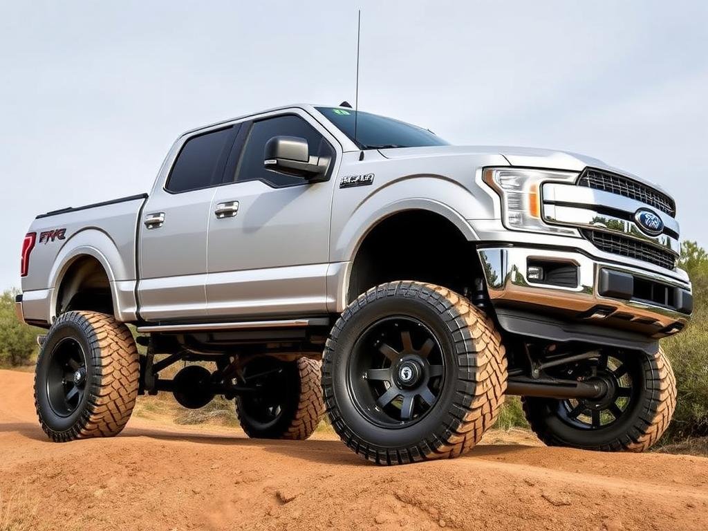 BDS Suspension 4-inch lift kit installed on Ford F-150