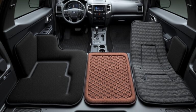 Best floor mats for Ford Ranger displayed in a 2022 model