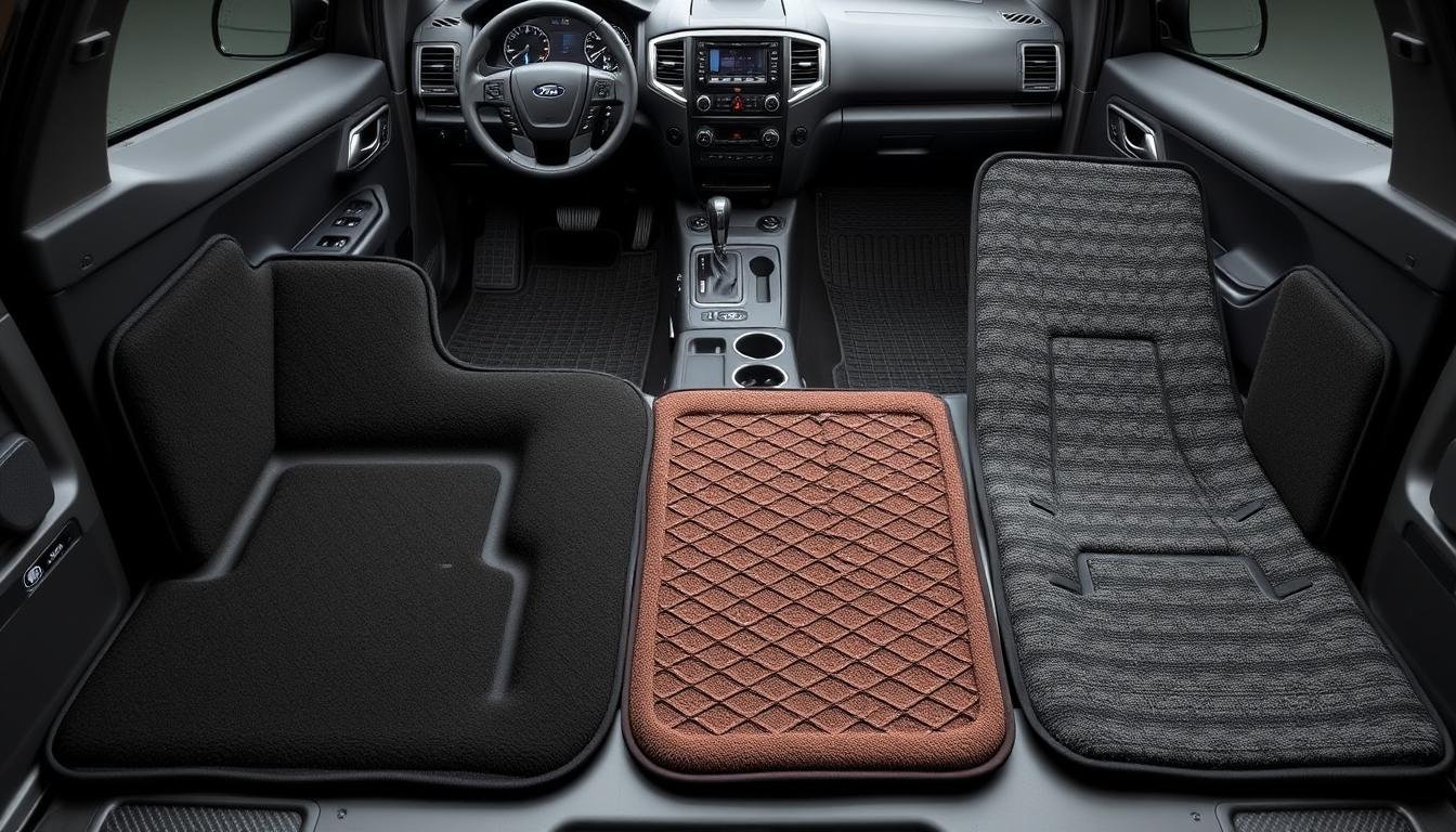 Best floor mats for Ford Ranger displayed in a 2022 model