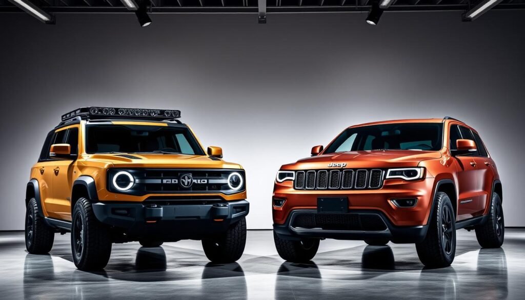 Bronco models vs Grand Cherokee variations