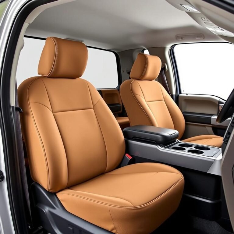 Covercraft Carhartt SeatSaver Ford F-150 seat covers in tan