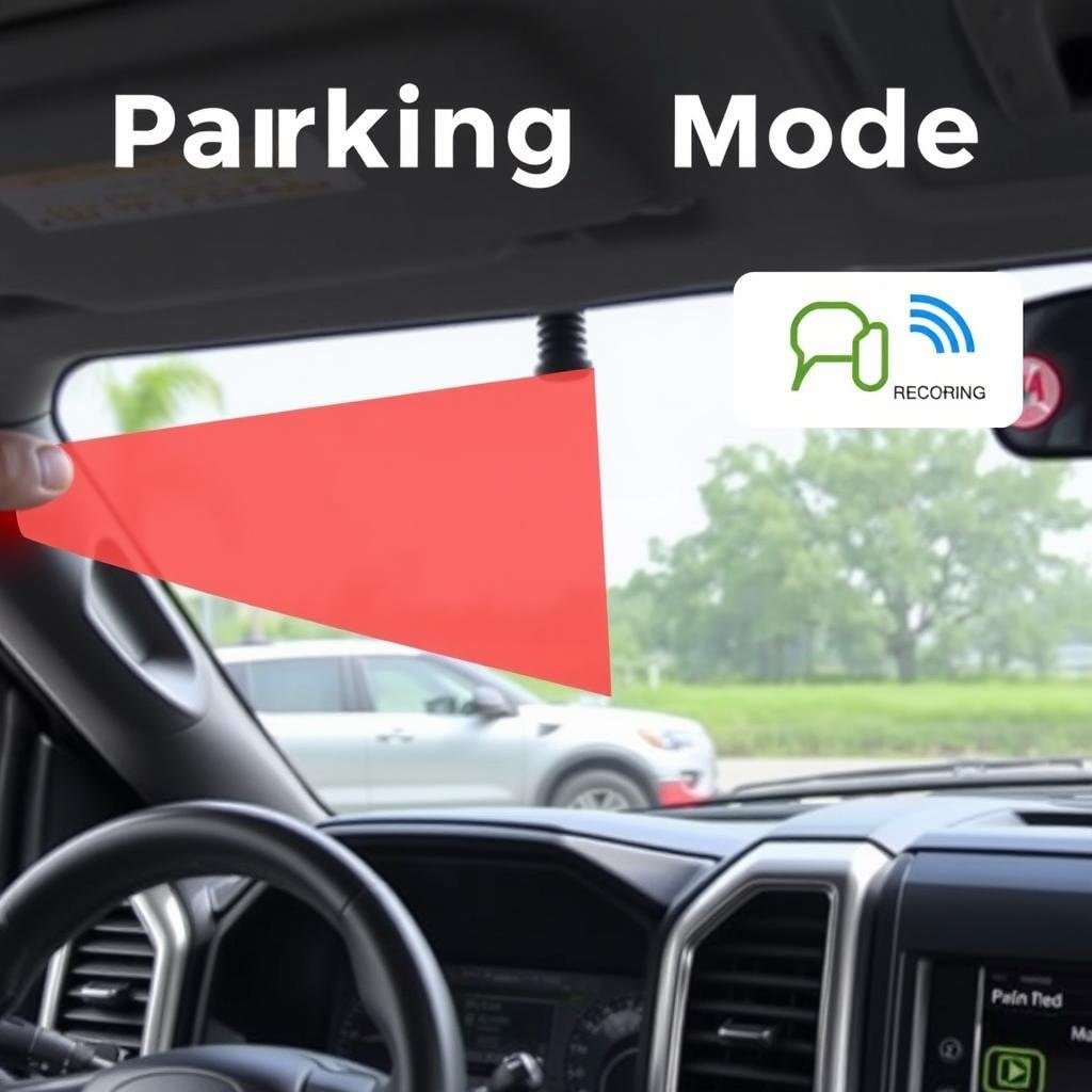 Dash cam parking mode activation in Ford F-150