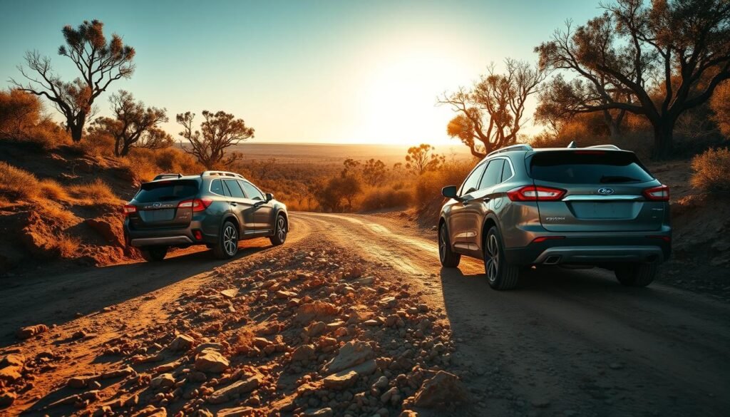 Edge vs Outback off-road