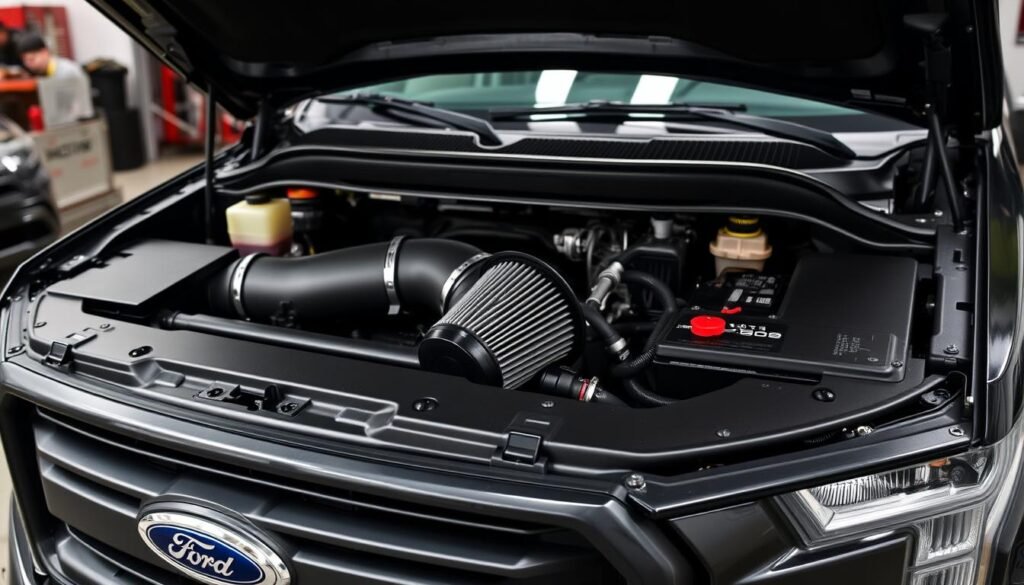 Ford F-150 with cold air intake installation - best performance tuners for Ford F-150 related content