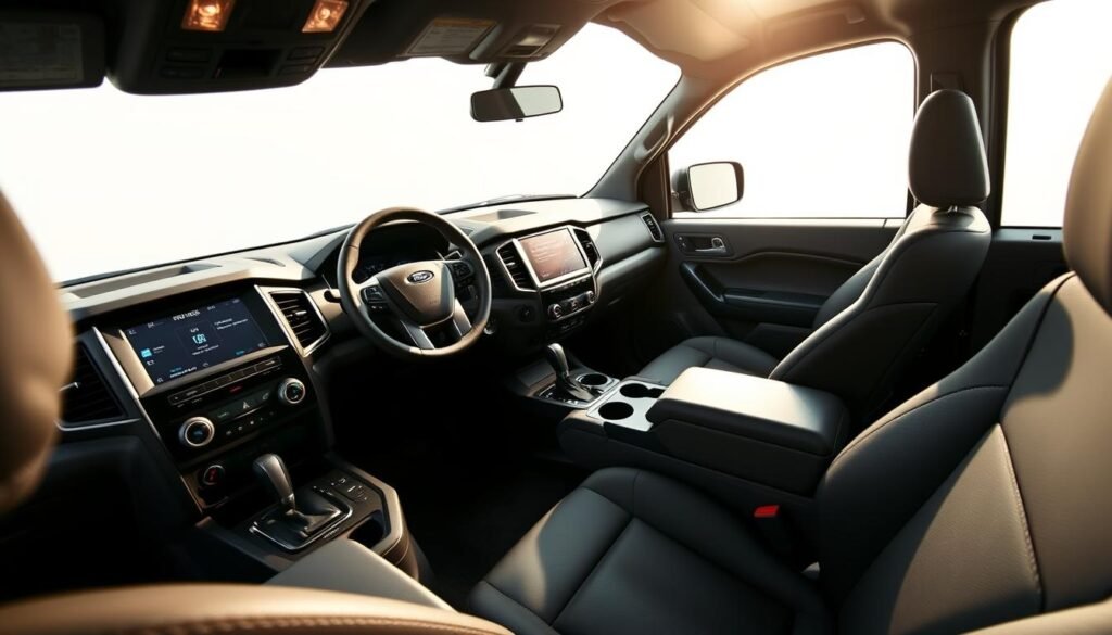 Ford Ranger interior highlights
