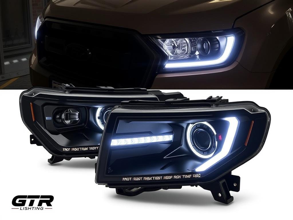 GTR Lighting Carbide LED Headlights for Ford Ranger