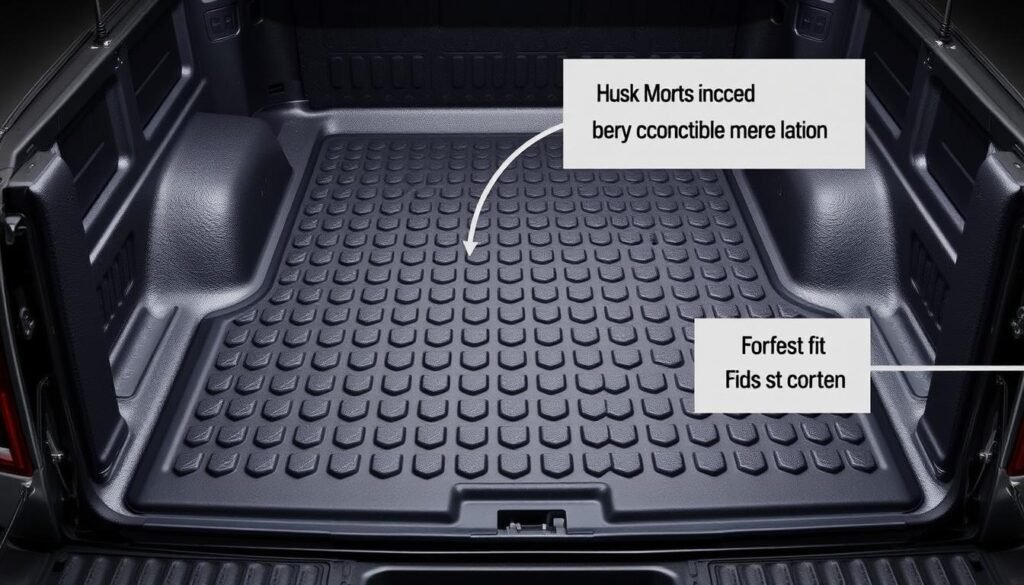 Husky Liners UltraFloor cargo liner for Ford F-150 showing rugged construction