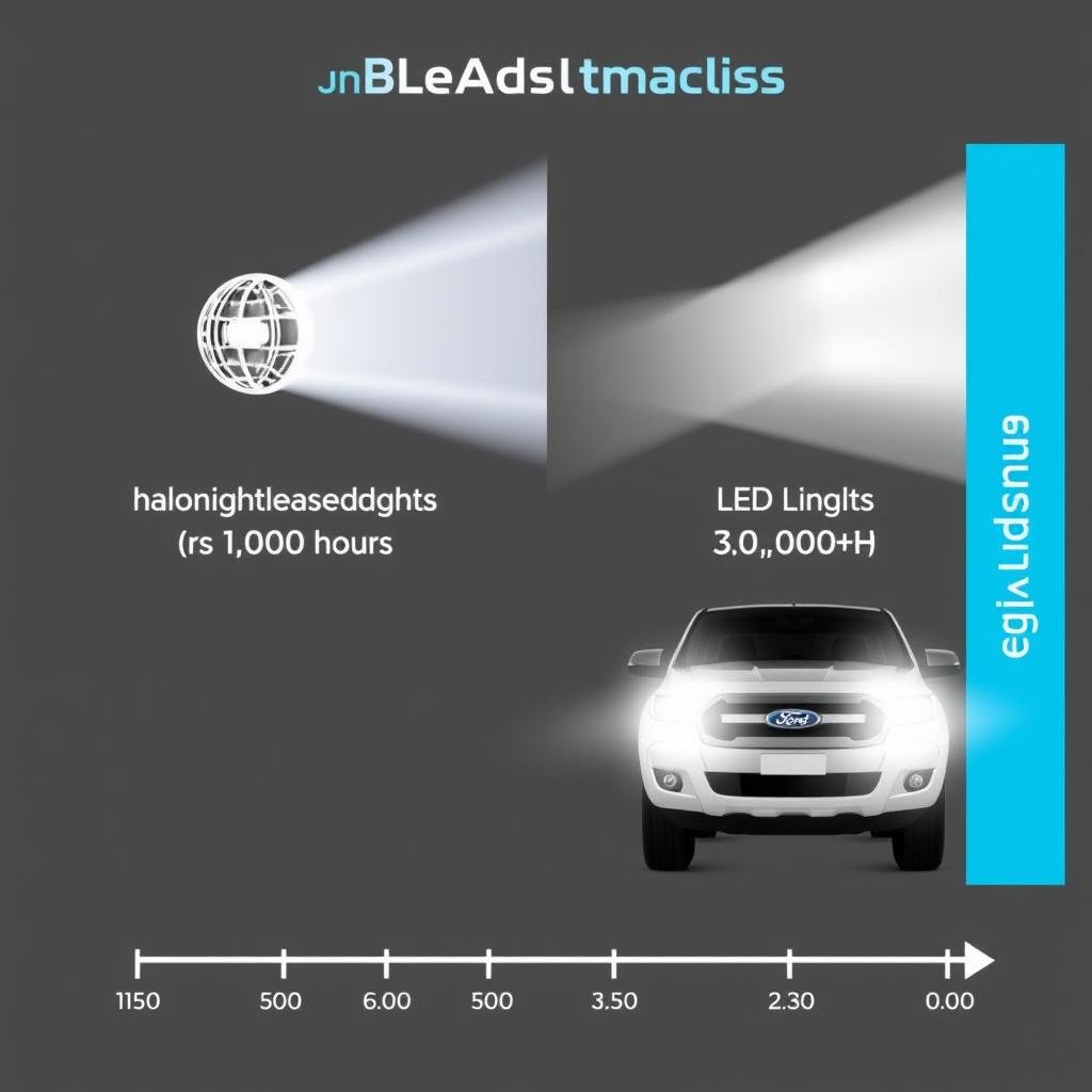 Longevity of Ford Ranger LED headlights