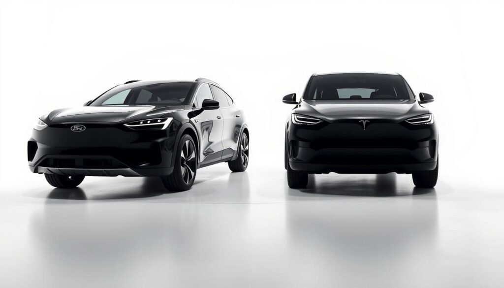 Mach-E vs Model Y side by side comparison