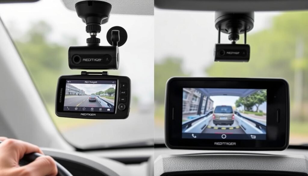 REDTIGER F7N Dash Cam in Ford Ranger