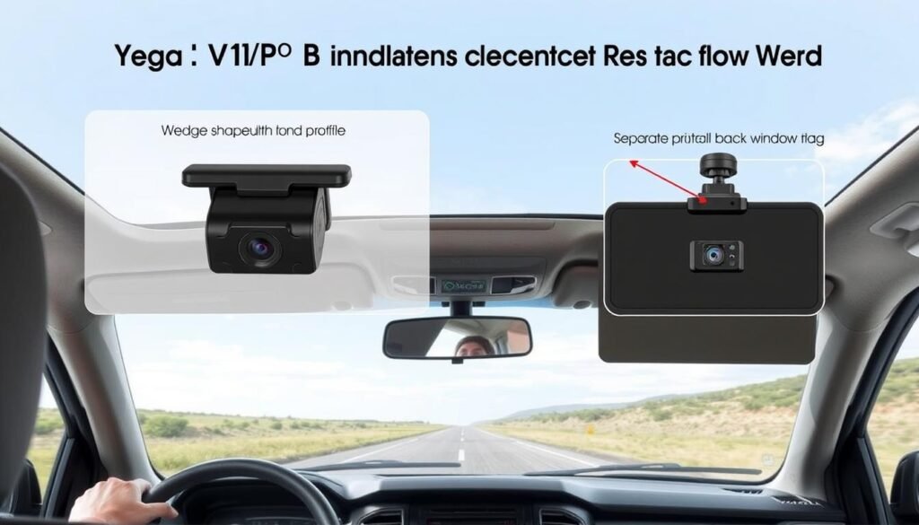 Rexing V1P Pro Dual Channel Dash Cam in Ford Ranger