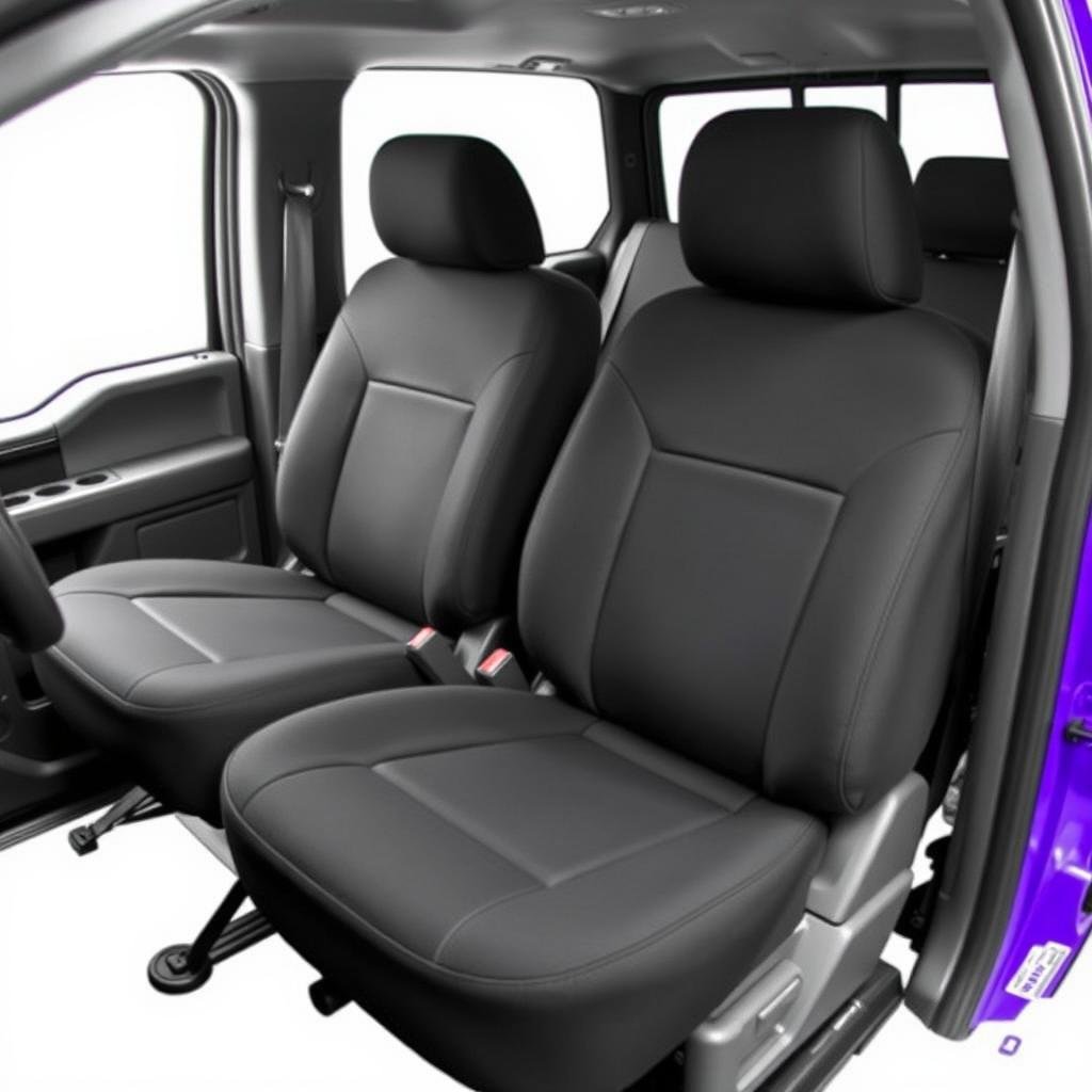 Rough Country Neoprene Ford F-150 seat covers in black