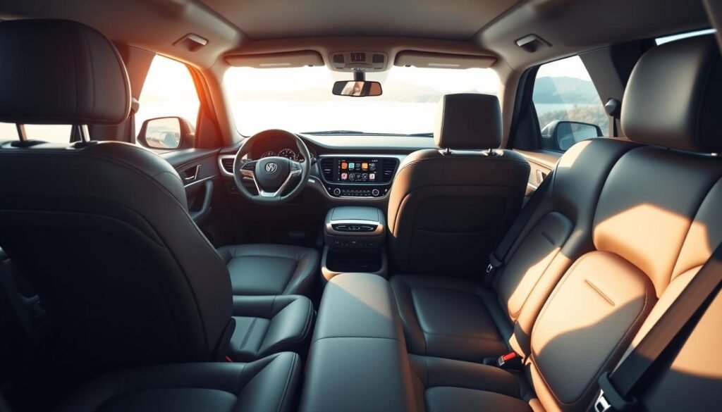 SUV interior comfort