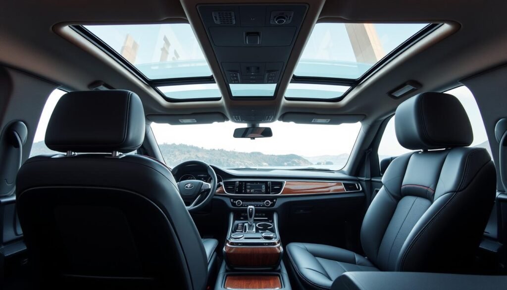 SUV interior design