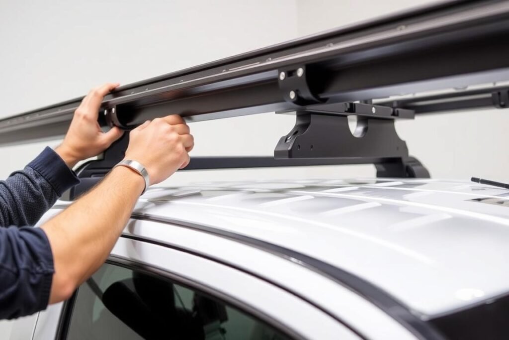 Step-by-step installation of roof rack on Ford Ranger
