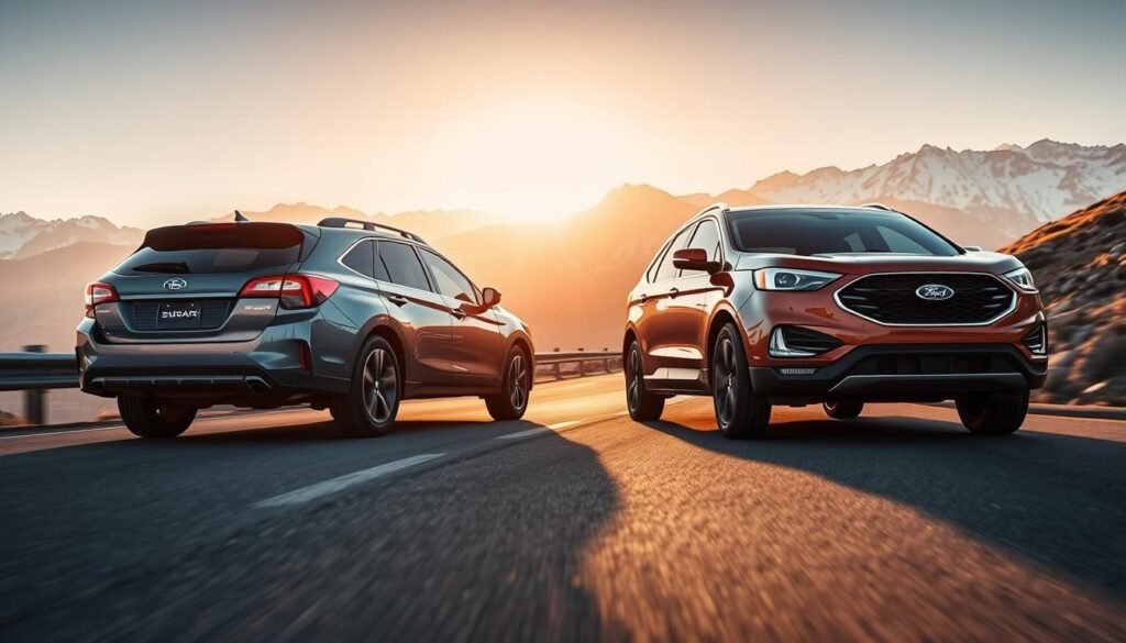 Subaru vs Ford handling