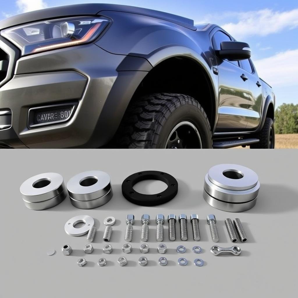 Zone Offroad 2-inch Leveling Kit for Ford Ranger