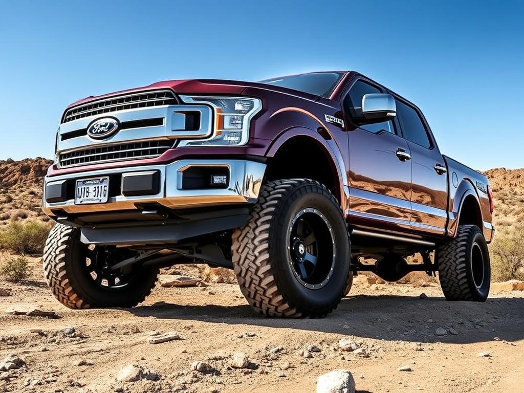 Zone Offroad 6-inch lift kit installed on Ford F-150