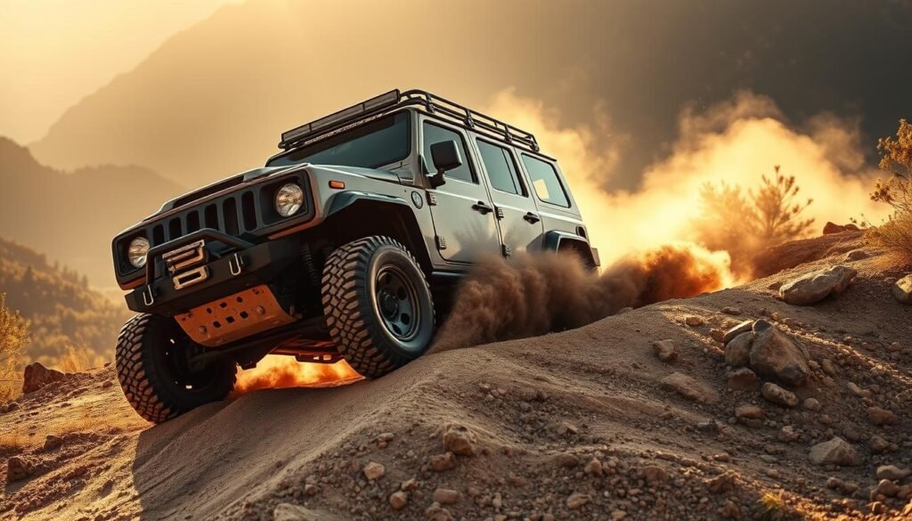 off-road SUV testing
