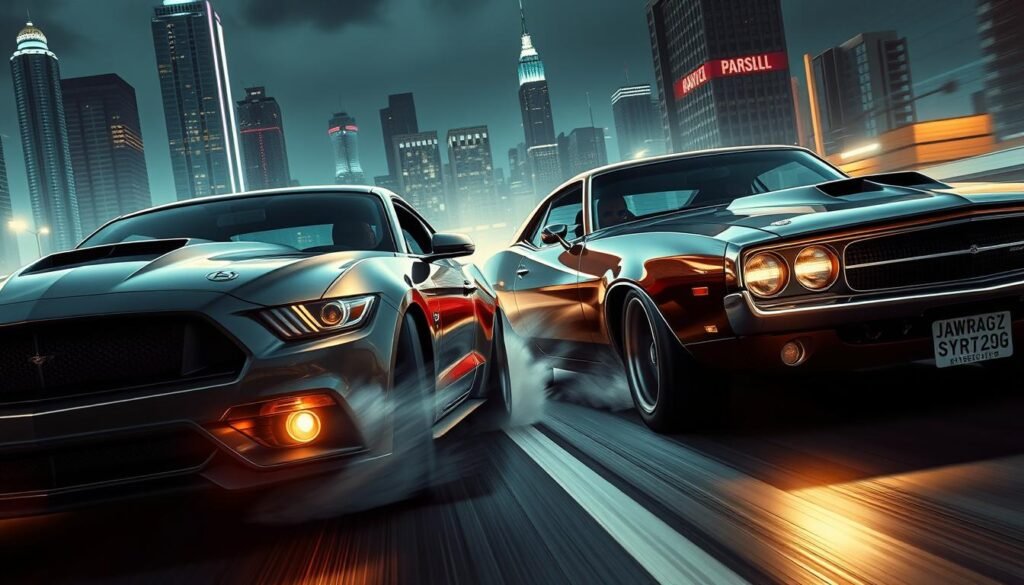 performance car battle