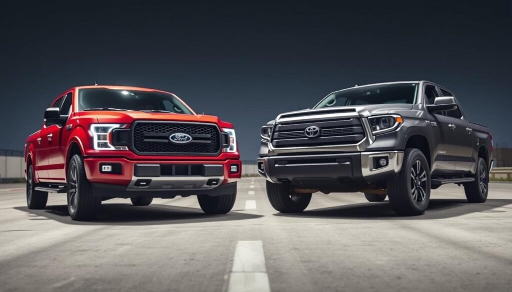 performance comparison F-150 vs Tundra